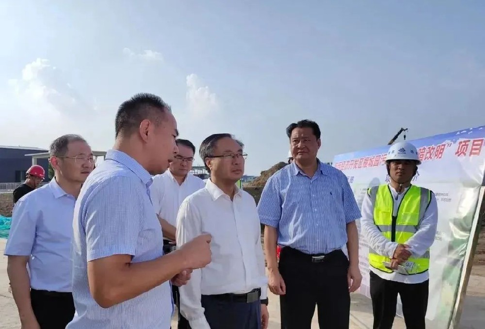 省領導來我司監(jiān)理的項目上考察調(diào)研！